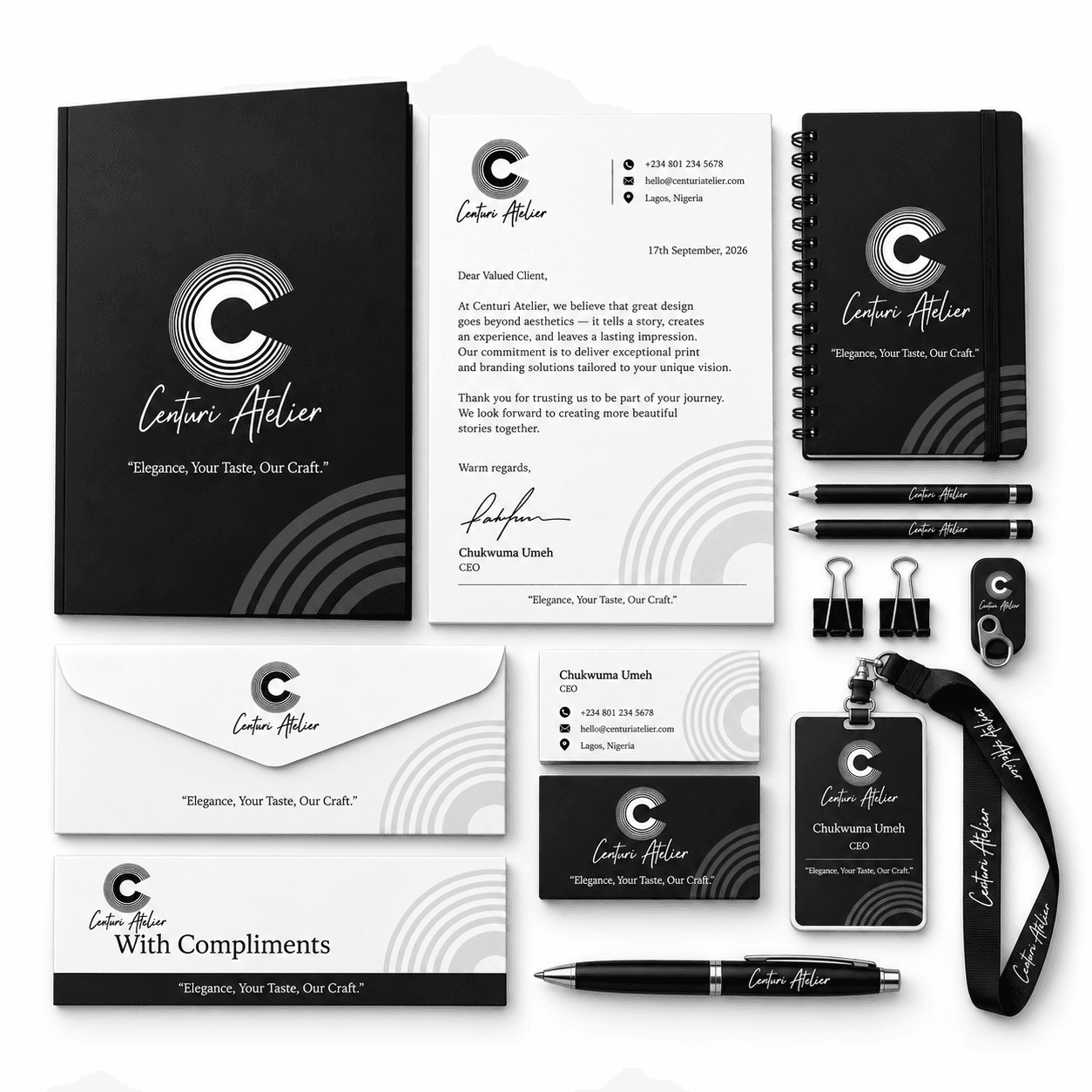 Corporate Stationery Set
